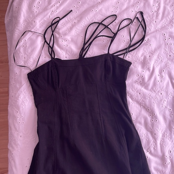 ZARA LINEN BLEND MAXI DRESS - Picture 7 of 7